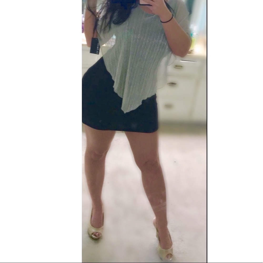 Little black dress with a twist